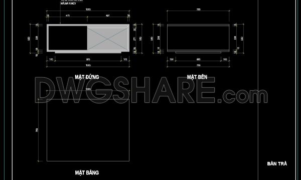 60. Free Access to CAD Detailed Drawings of Living Room Coffee Tables