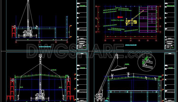 65. Download Industrial Prefabricated Building Construction Drawings (4)