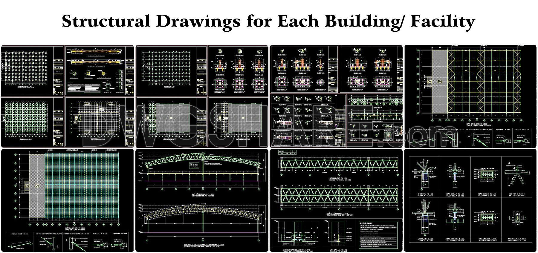 65. Structural Drawings For Each Building-facility (1)