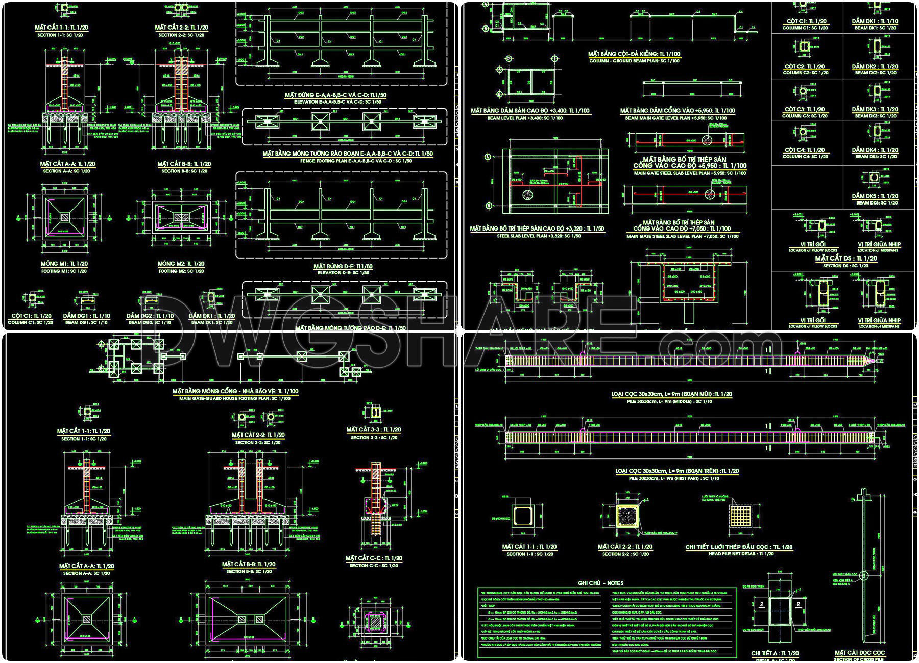 65. Structural Drawings For Each Building-facility (10)