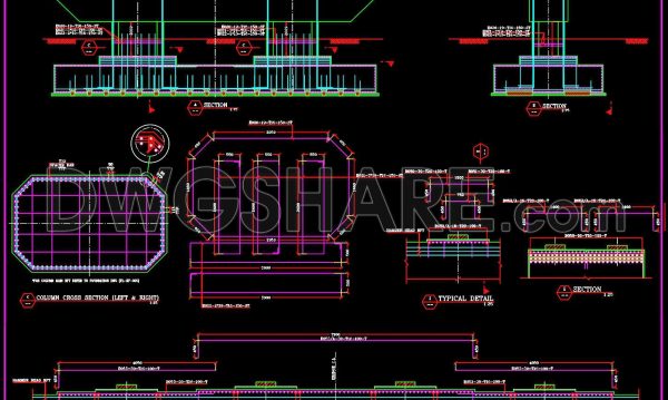 8 months ago
                

                
             282651. Flyover Pile Reinforcement Details CAD Template DWG – Free Download