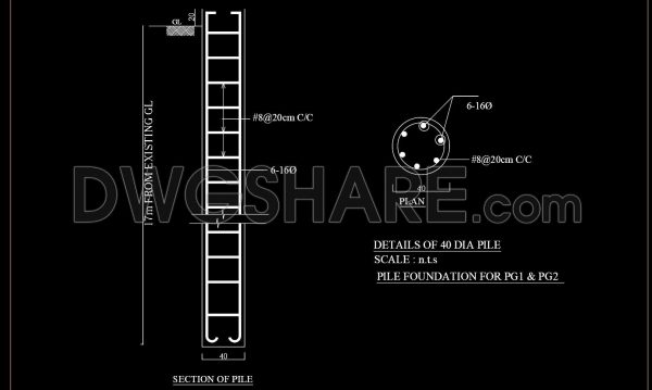 8 months ago
                

                
             254653. Structural Foundation Pile Section CAD Drawing (DWG)