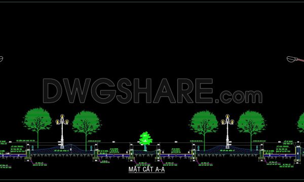8 months ago
                

                
             2,18067. Free Download – Section A–A Road Landscape – Technical Infrastructure & Lighting