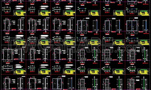 9 months ago
                

                
             1,067742. Free Detailed CAD Drawings Of Doors, Windows For Download