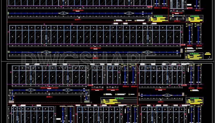 743. Download free detailed CAD drawings of glass doors and curtain walls for high-rise buildings (2)
