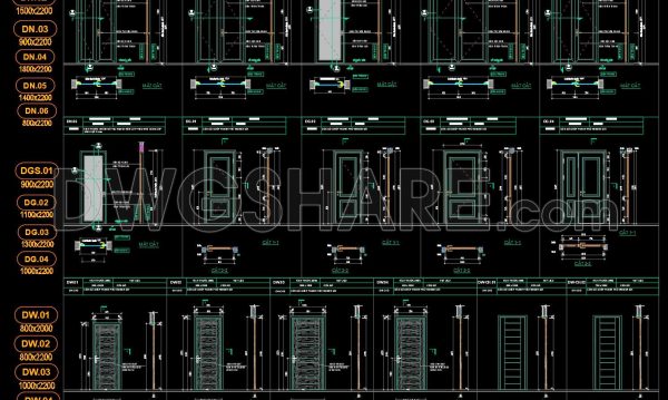 8 months ago
                

                
             753756. Free Download Fire-Rated Steel Door and Aluminum Glass Door CAD Drawings for Apartment Buildings