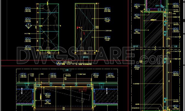 8 months ago
                

                
             427759. Free Download CAD Drawing of Stone Hidden Door (Concealed Frame Door Detail)