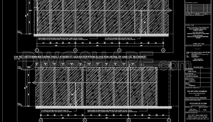 764. Free Download CAD Details of Tempered Glass Entrance Doors and Glass Partition Systems (1)
