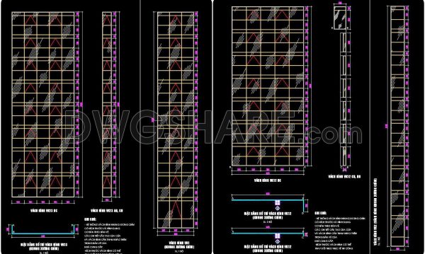 9 months ago
                

                
             472788. Free CAD Detail Drawings – Wooden & Glass Doors, Curtain Walls for Towers