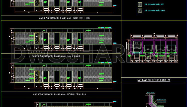 81. Download Complete 9-story Office Building Design Cad Drawings – Total Area 1300m2 (12)