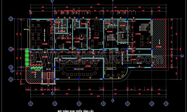 9 months ago
                

                
             1,198814. Free Download – CAD Floor Plan for a 16m x 35m Office Building