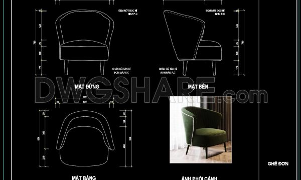 9 months ago
                

                
             45682. Free Download – Detailed CAD Drawing of Living Room Single Lounge Chair