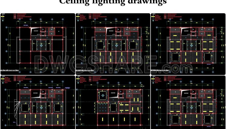 98. Ceiling Lighting Drawings