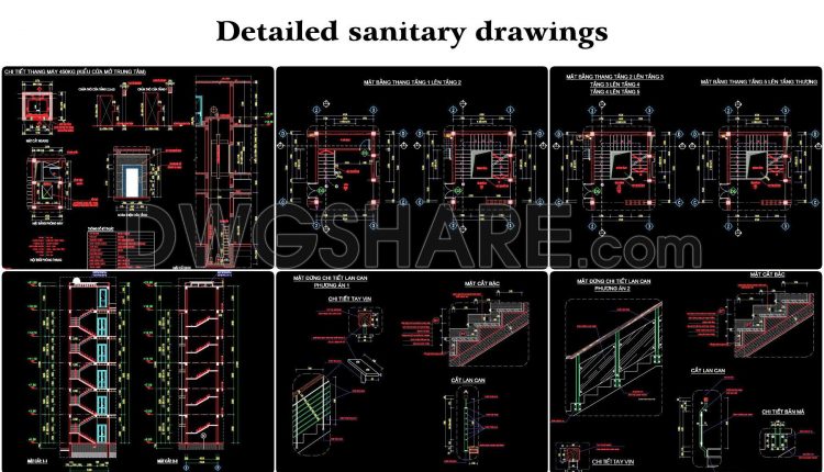 98. Detailed Sanitary Drawings