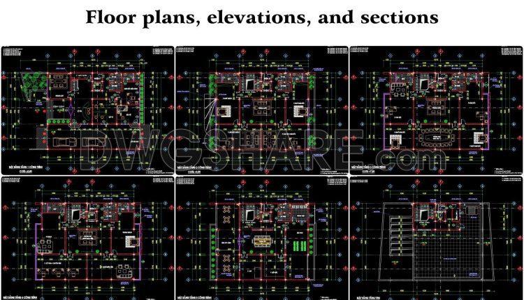 98. Floor Plans, Elevations, And Sections (1)