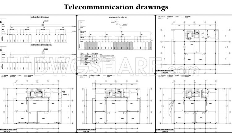 98. Telecommunication Drawings