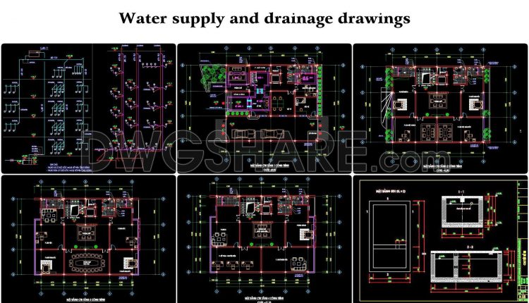98. Water Supply And Drainage Drawings