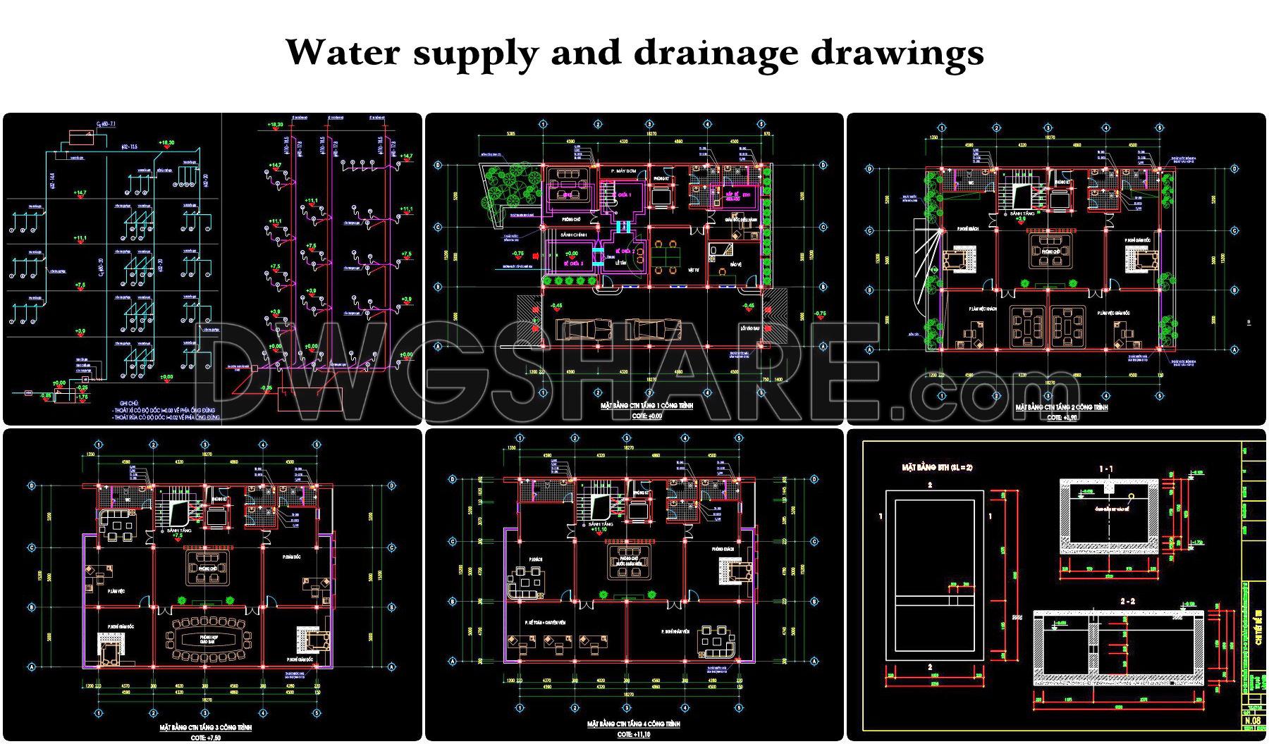 98 Water Supply And Drainage Drawings Free Cad Blocks Download DWG 98 Water Supply And Drainage Drawings Free Cad Blocks Download DWG