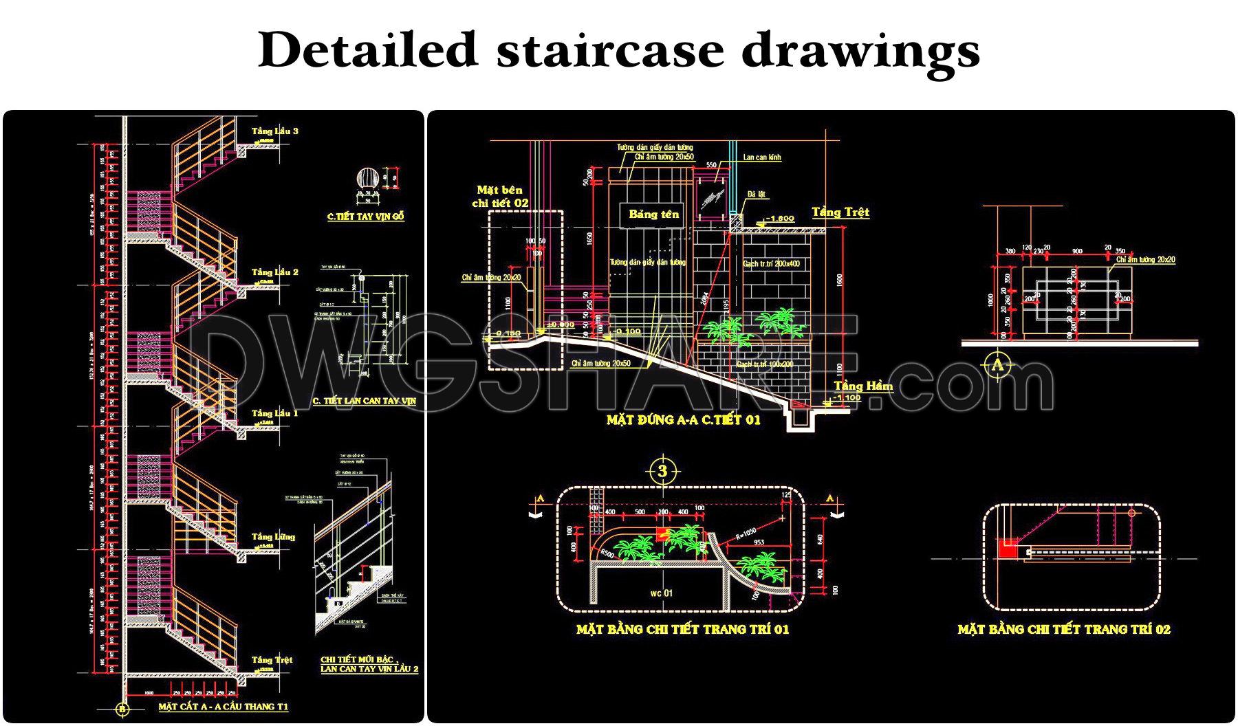 99. Detailed Staircase Drawings (2)