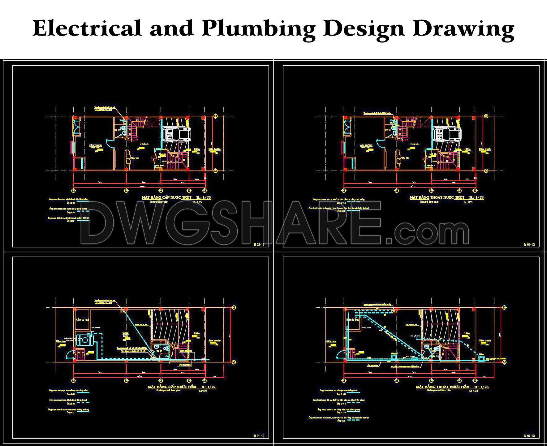 99. Electrical And Plumbing Design Drawing (1)