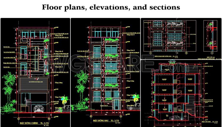 99. Floor Plans, Elevations, And Sections (1)