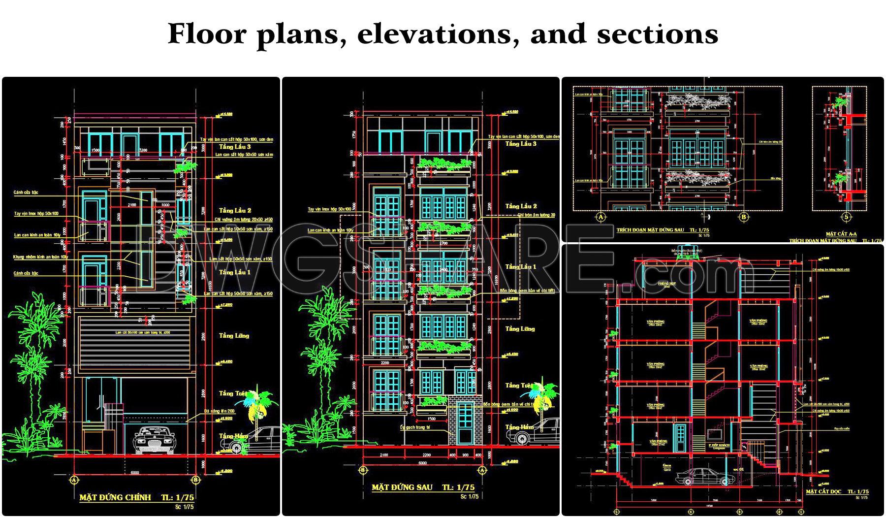99. Floor Plans, Elevations, And Sections (1)