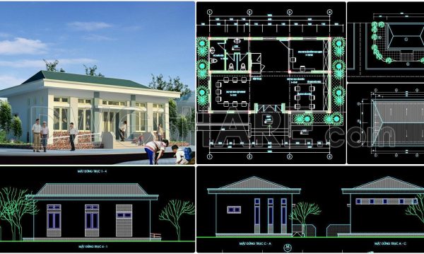 7 months ago
                

                
             56401. CAD drawings for the design of a commune central post office with a floor area of 7.8 m × 10.8 m