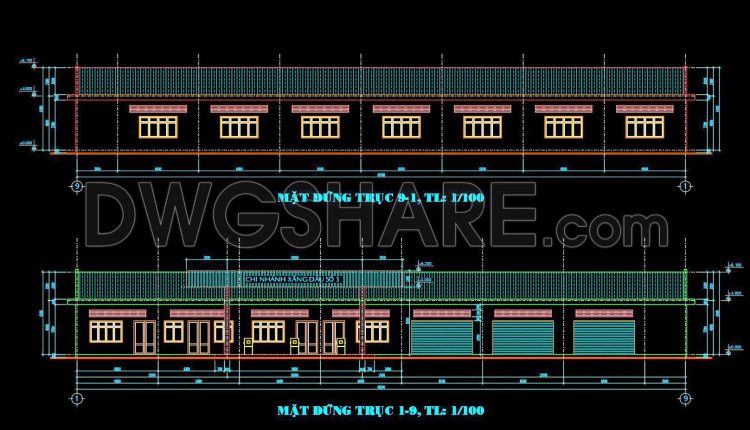 01. Free download of gas station design drawings with a total area of 4,546 m2 (2)