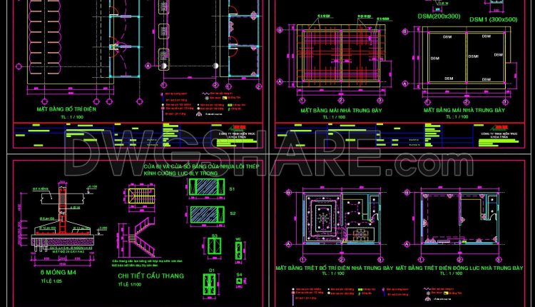 02. Free download of gas station design drawings with a total area of 3,000 m2 (3)