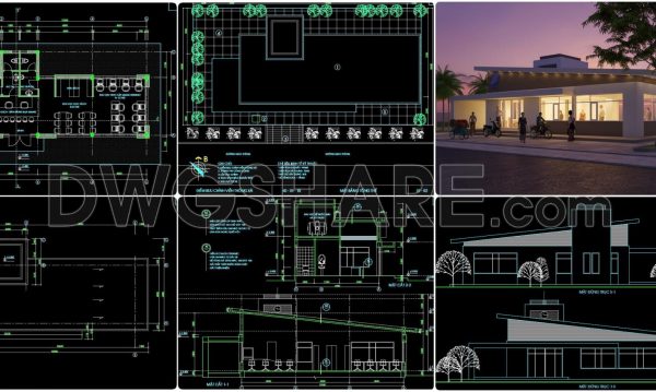 7 months ago
                

                
             46304. CAD drawings for the design of a commune central post office with a floor area of 8.2 m × 17 m