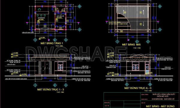 7 months ago
                

                
             37410. Download free detailed CAD drawings of an industrial guardhouse with a floor area of 5.3m × 7m