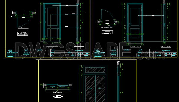 104. Door And Window Drawings