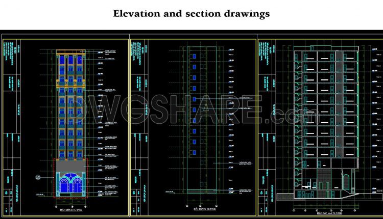 104. Elevation And Section Drawings