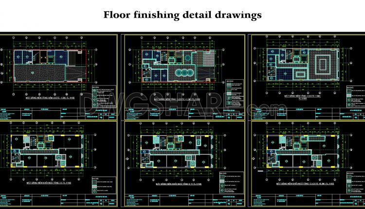 104. Floor Finishing Detail Drawings