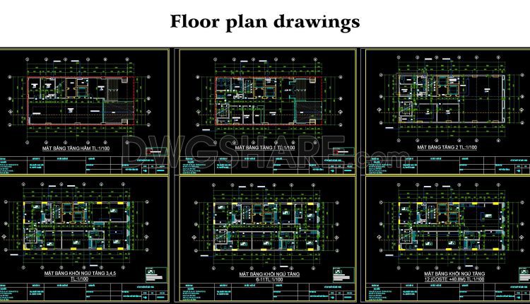 104. Floor Plan Drawings