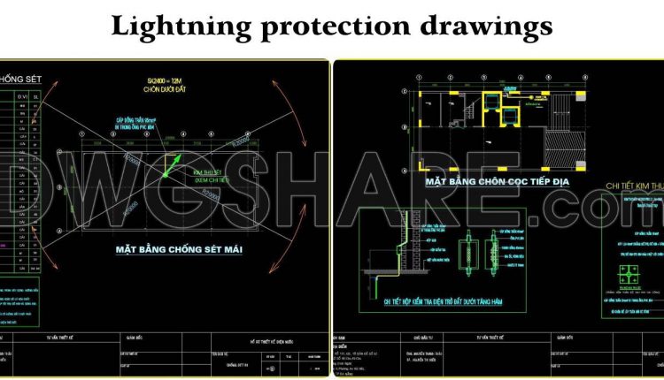 104. Lightning Protection Drawings