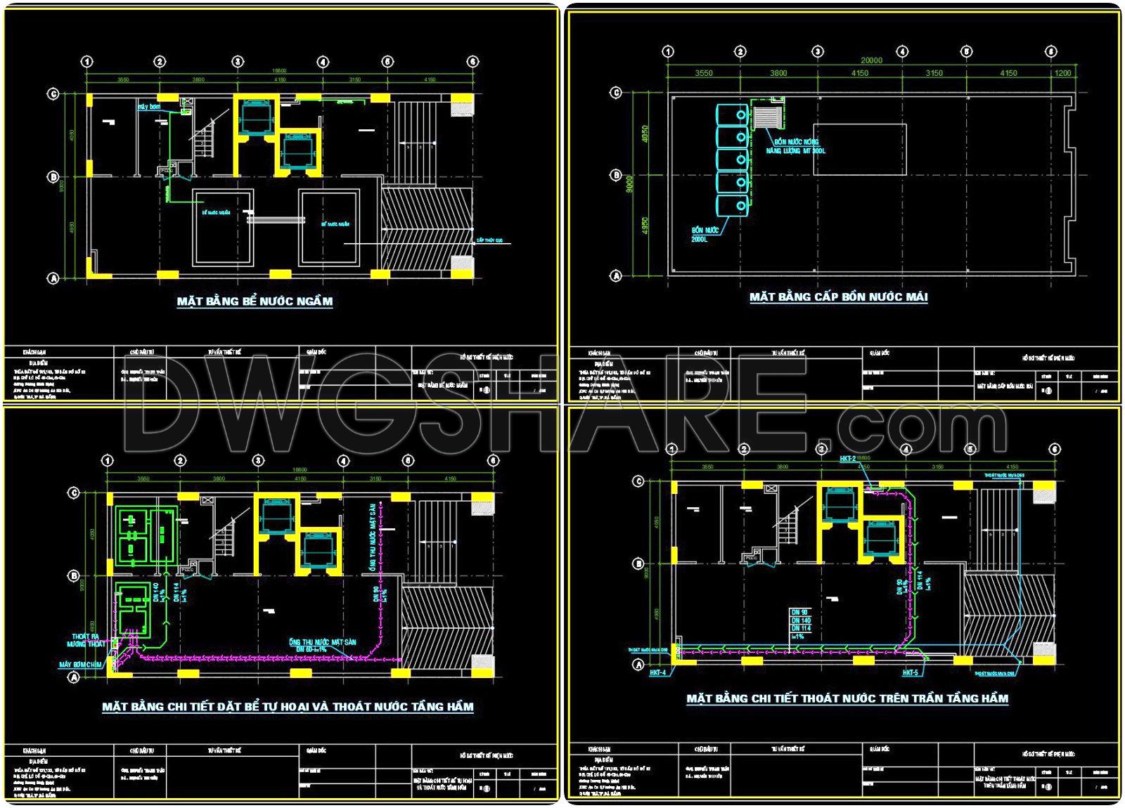 104. Mep Drawings (electrical, Water Supply And Drainage) (4)