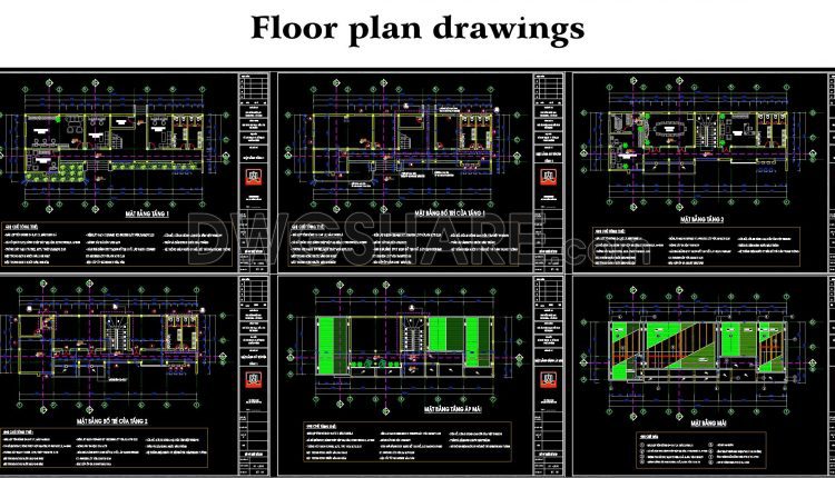 105. Floor Plan Drawings