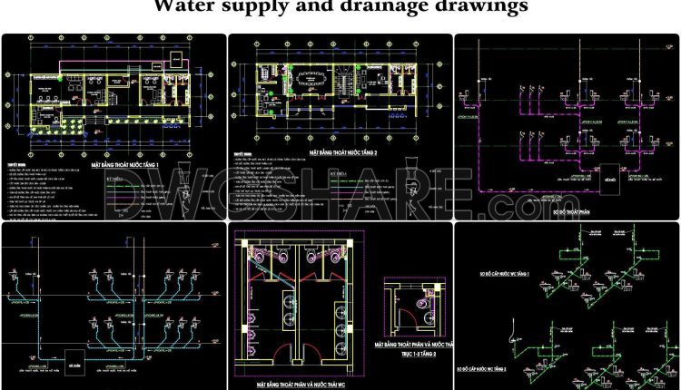 105. Water Supply And Drainage Drawings