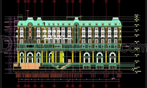 8 months ago
                

                
             870115. Free Download CAD Elevation Drawings of 5-Star Hotel