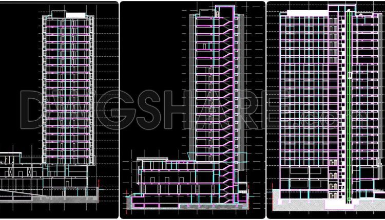 116. Download Architectural Drawings Of The Starcity 5-star Hotel Autocad Dwg (4)