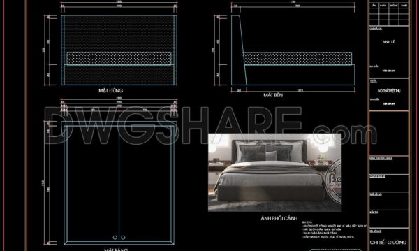 8 months ago
                

                
             263123. Free Download Bed CAD Shop Drawing