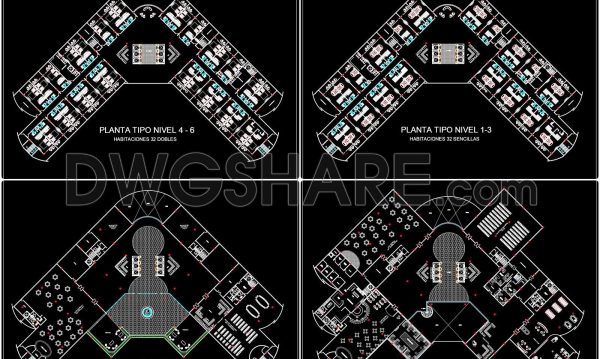 7 months ago
                

                
             776133. Download free CAD DWG files – 12-floor 5-star hotel architectural design plans