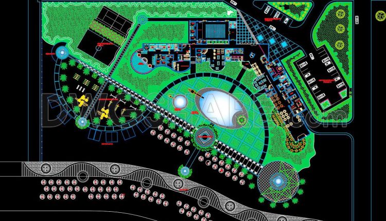 135. Architectural Design Drawings Of A 4-star Hotel In Autocad Dwg (1)