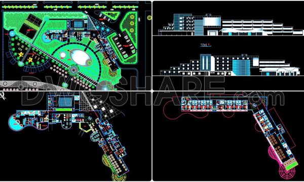 7 months ago
                

                
             841135. Architectural design drawings of a 4-star hotel in AutoCAD DWG