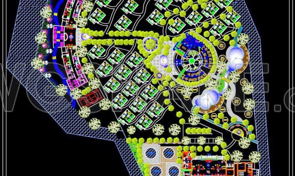 7 months ago
                

                
             583138. Free download of CAD drawings – Sustainable 5-Star Hotel & Spa