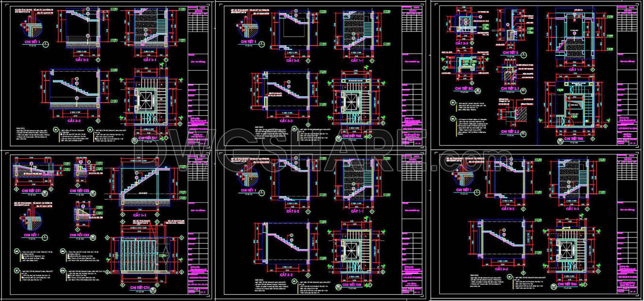 164. Download The Architectural Drawings Of A 10-storey Hotel With A Floor Area Of 9m × 19m (5)
