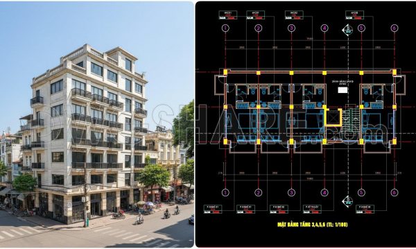 7 months ago
                

                
             1,048167. Hotel CAD Floor Plan Drawings – Ground Floor and Typical Floors 3, 4, 5, 6
