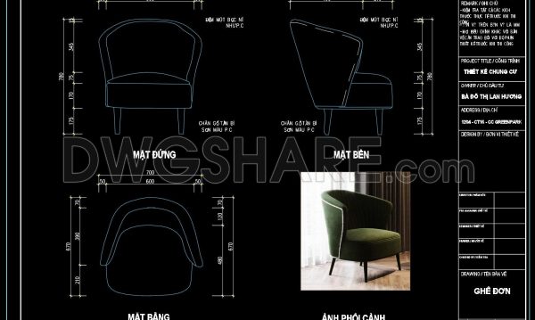 7 months ago
                

                
             571192. Free Download – Single Chair CAD Drawing with Detailed Specifications