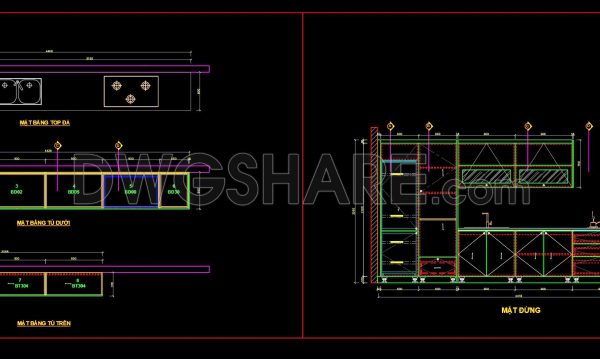 8 months ago
                

                
             352195. Free download CAD technical drawings of kitchen cabinets for the house